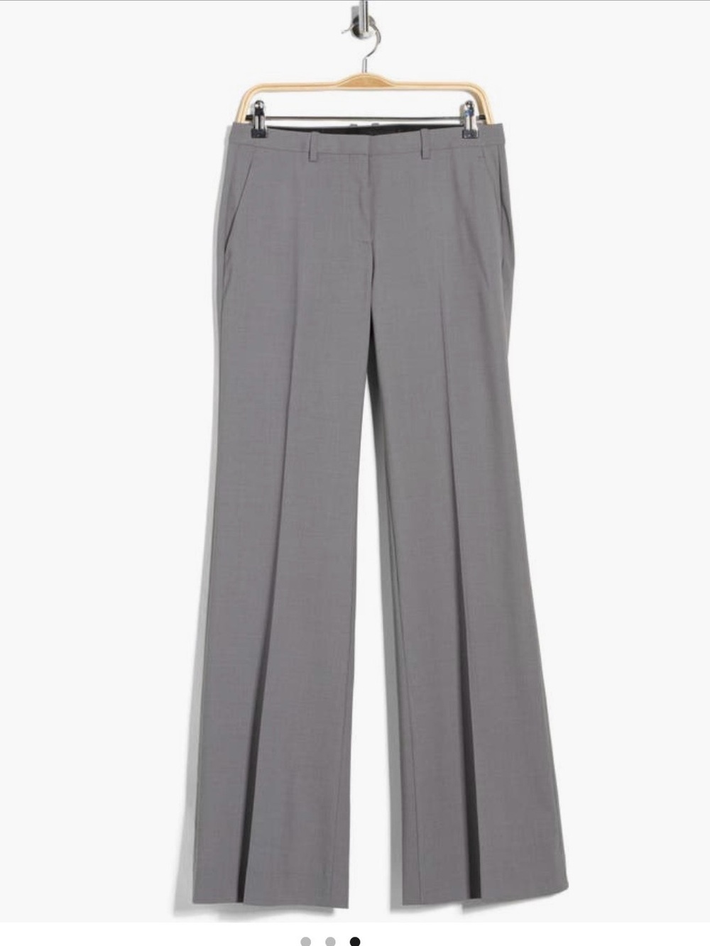 Theory Demetria Wool Blend Trousers